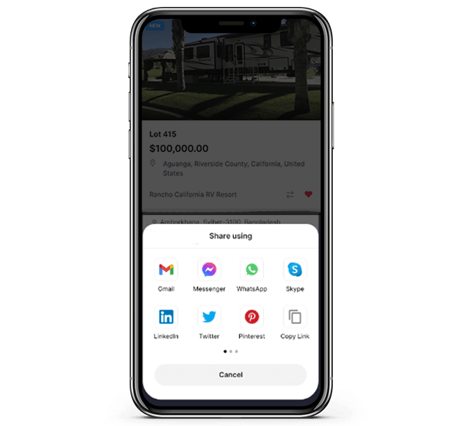Instantly Share & Market Your RV Lot Listings with RVLBO